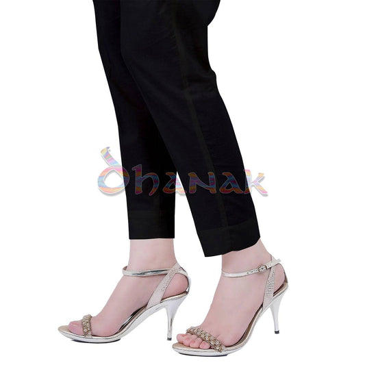 Basic Trousers in Cotton – BTL01 - Dhanak Boutique