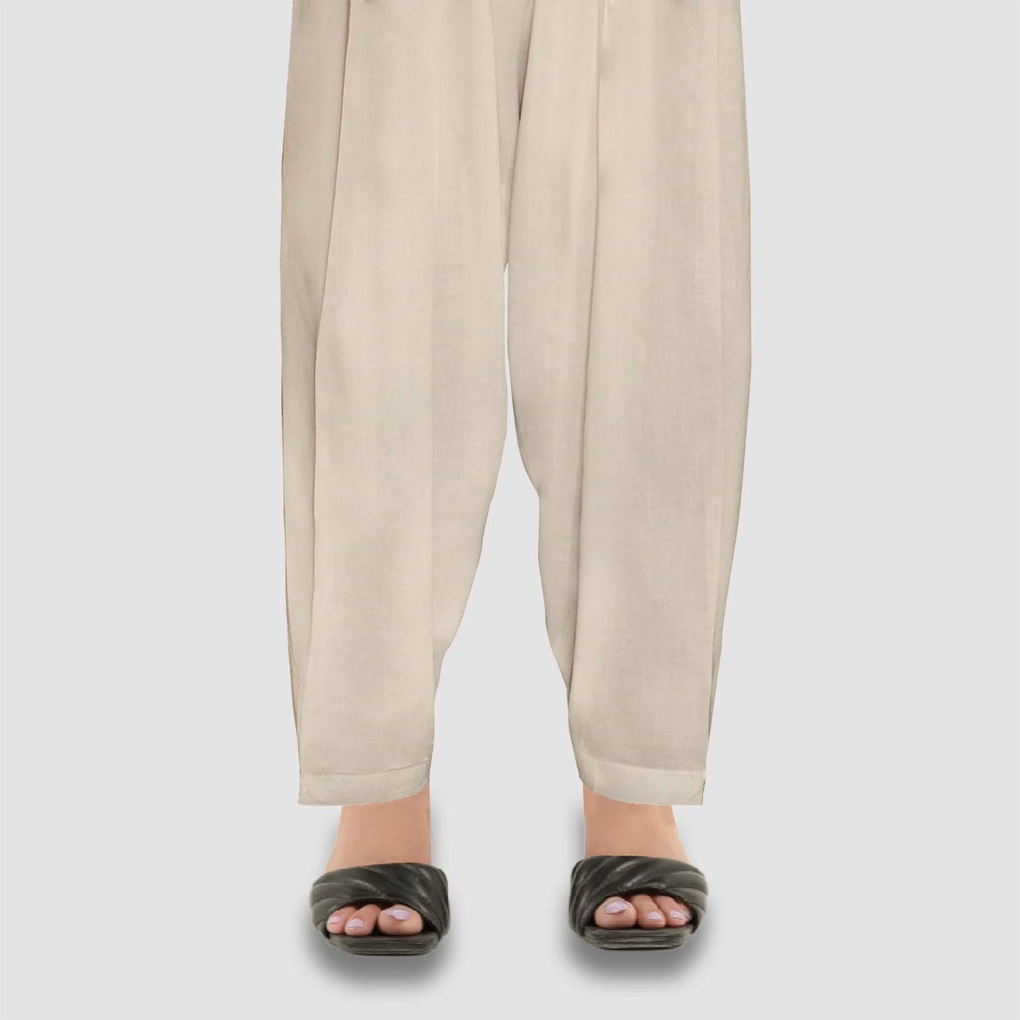 Kunde wali Shalwar for Women in Linen - KSL01 - Dhanak Boutique