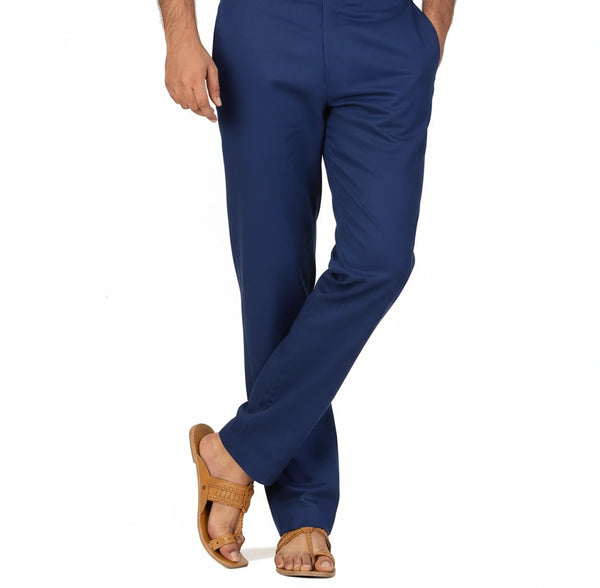 Unisex - Basic Pajama / Trousers with Pockets - MTC01 - Blue
