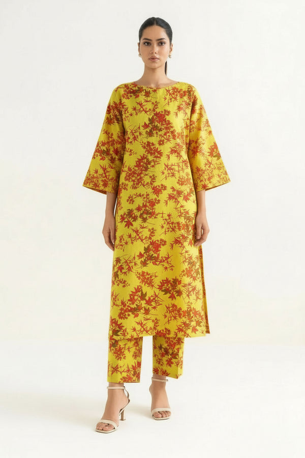 Printed Linen Shirt & Trouser