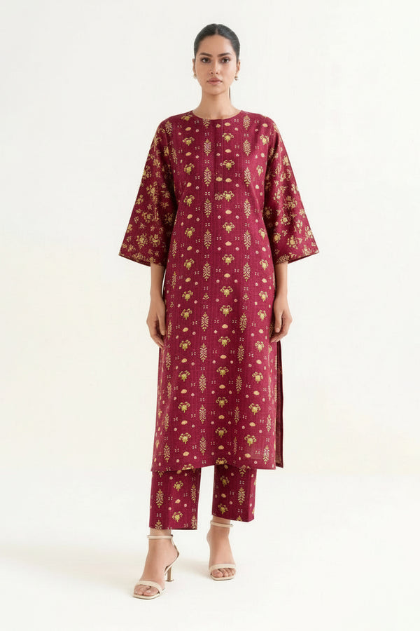 Printed Linen Shirt & Trouser