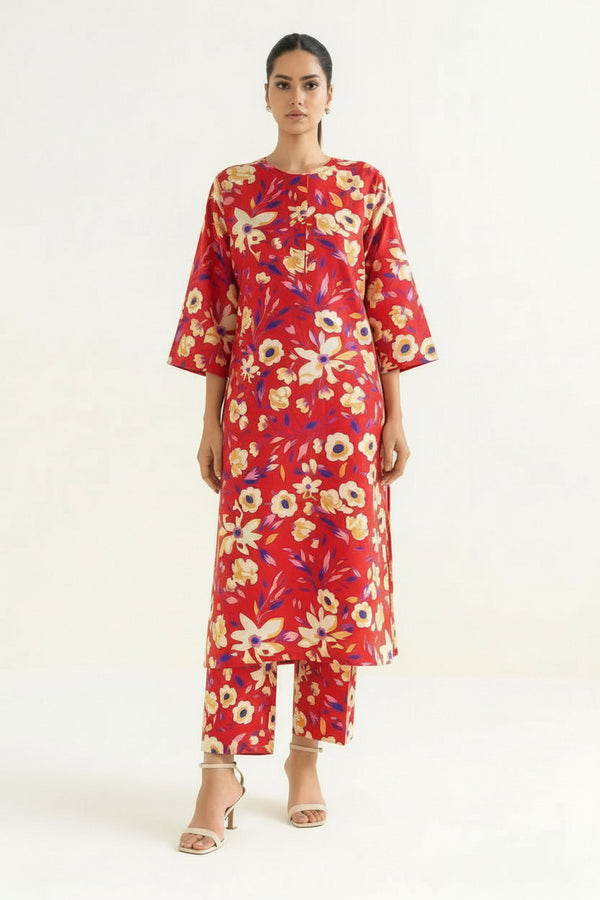 Printed Linen Shirt & Trouser