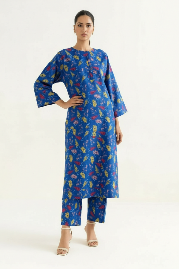 Printed Linen Shirt & Trouser