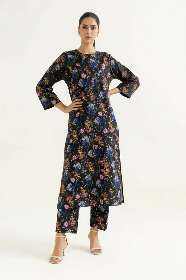 Printed Linen Shirt & Trouser