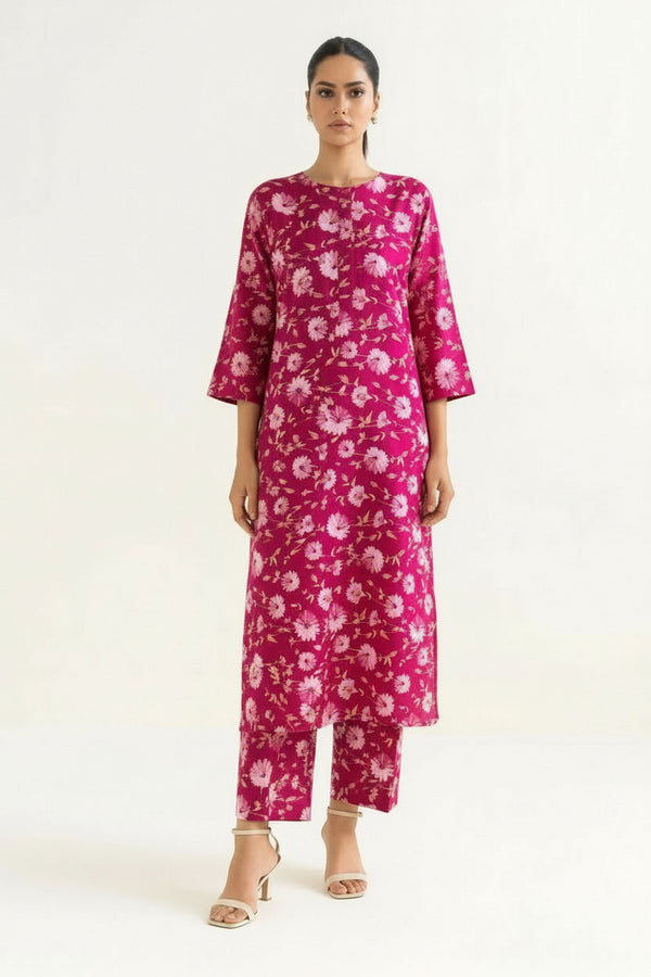 Printed Linen Shirt & Trouser