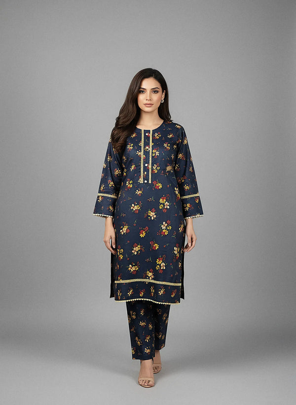 Printed Lawn Shirt and Trouser