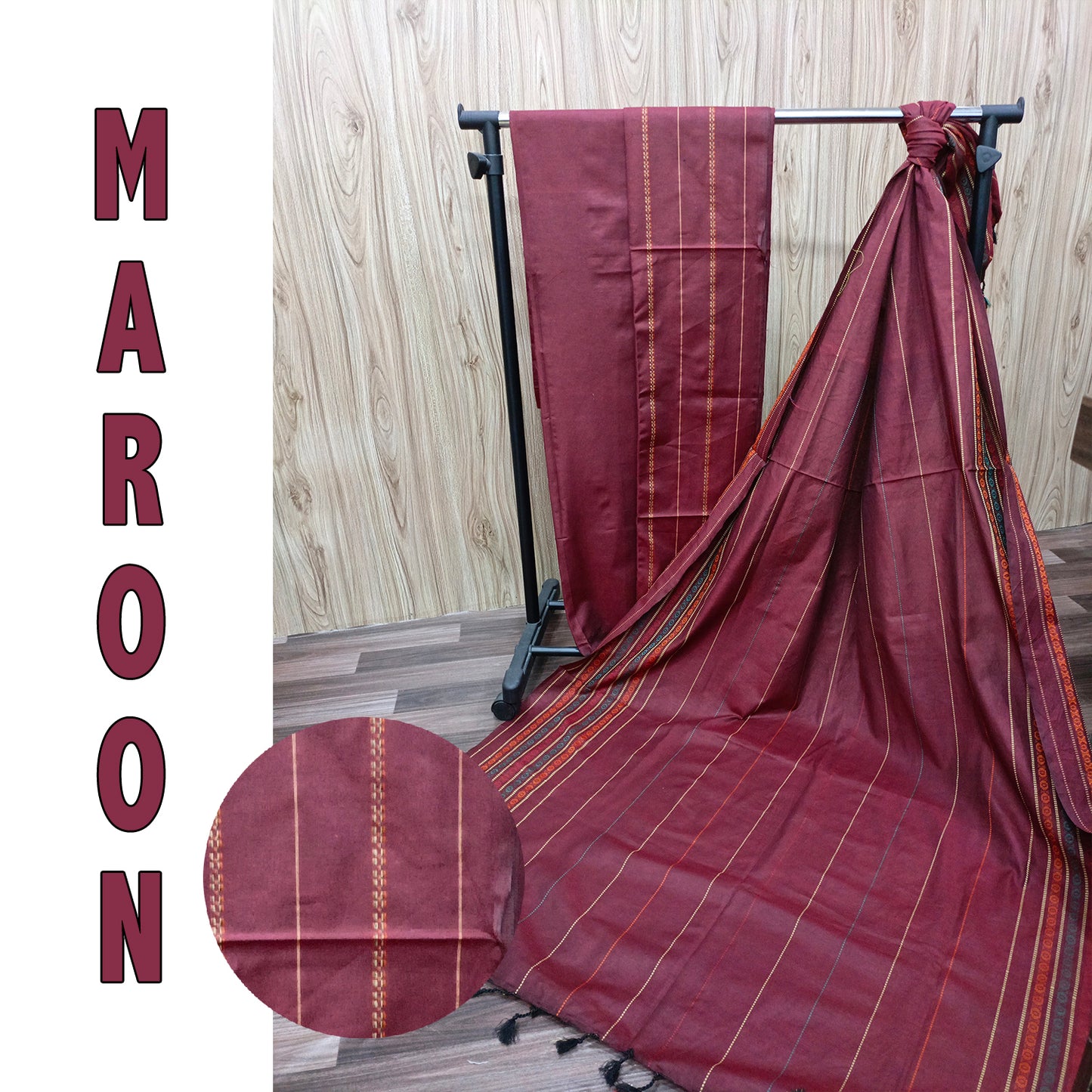 Winter Collection -  Khaadi Khaddar - Maroon - Handwoven Fabric Suits - Rangoli 3 Pcs - Unstitched