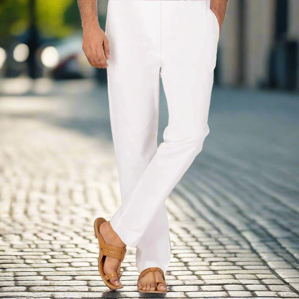 Unisex - Basic Pajama / Trousers with Pockets in Cotton - MTC01