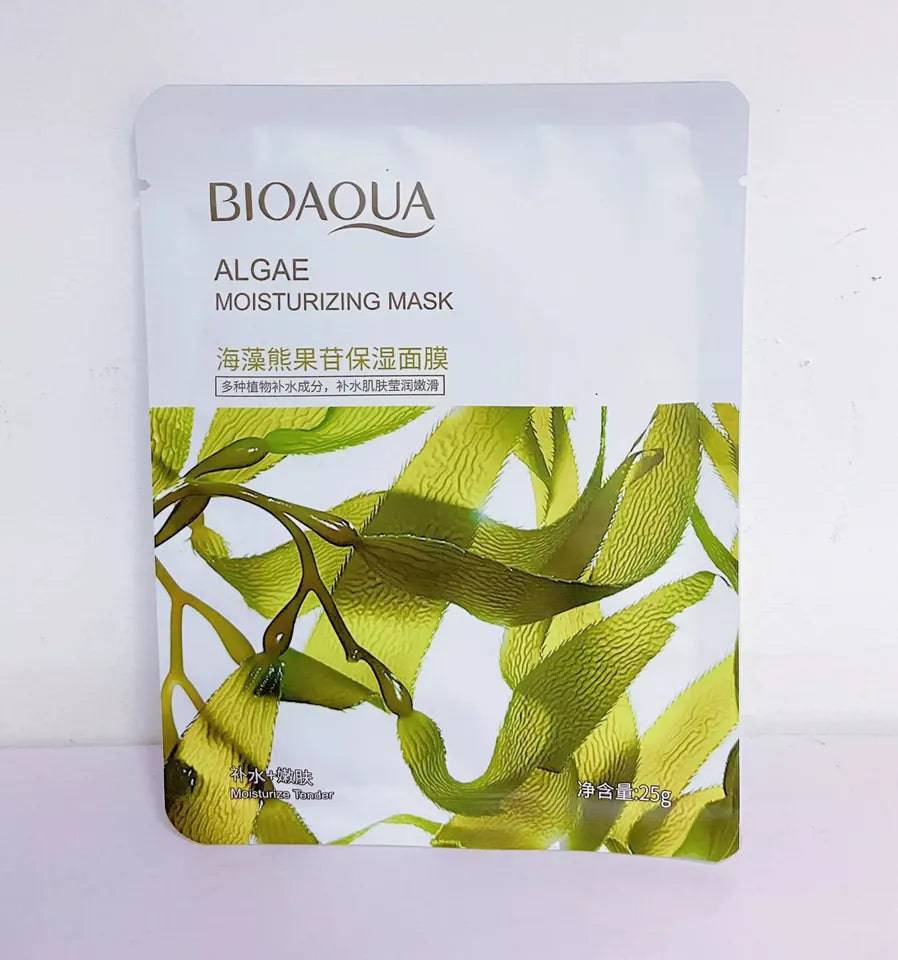 Random Mix - Pack of 10 - Face mask Whitening plant extract sheet mask Hydrating facial mask for skin care - Dhanak Boutique