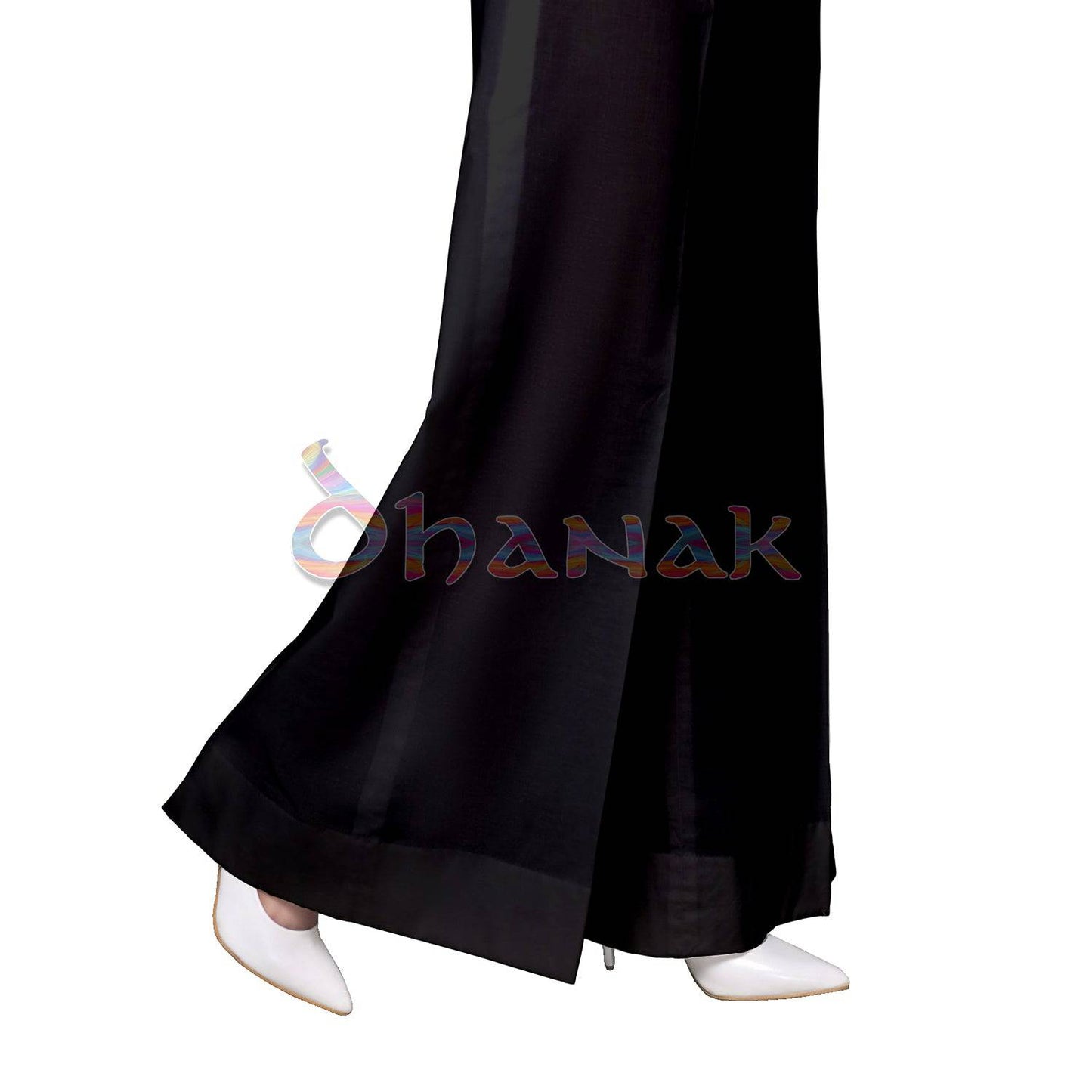 Bell Bottom Trousers for Women in Cotton - BBS01 - Dhanak Boutique