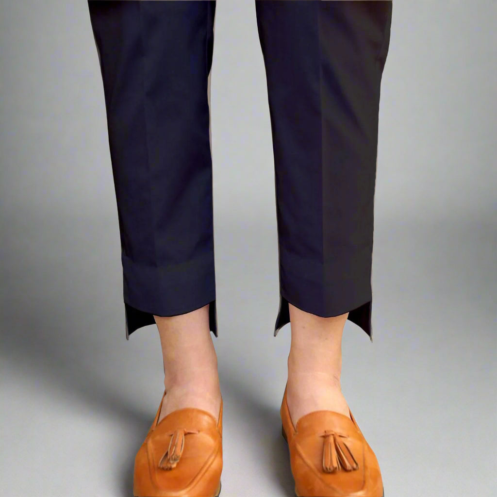 High Low Trousers for Women in Cotton - NTS04