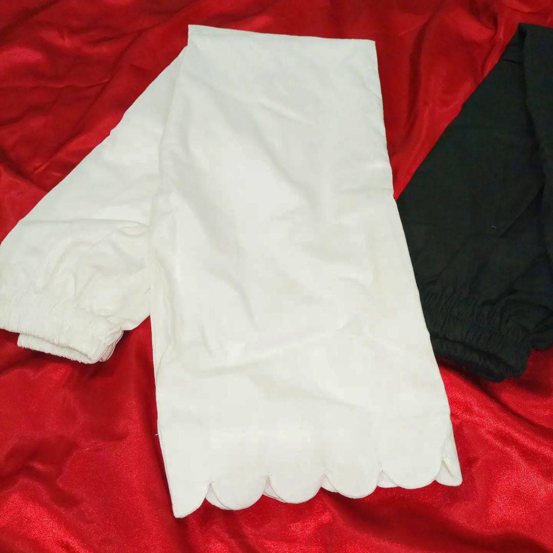 Scallop Trousers for Women in Cotton - SC01 - Dhanak Boutique