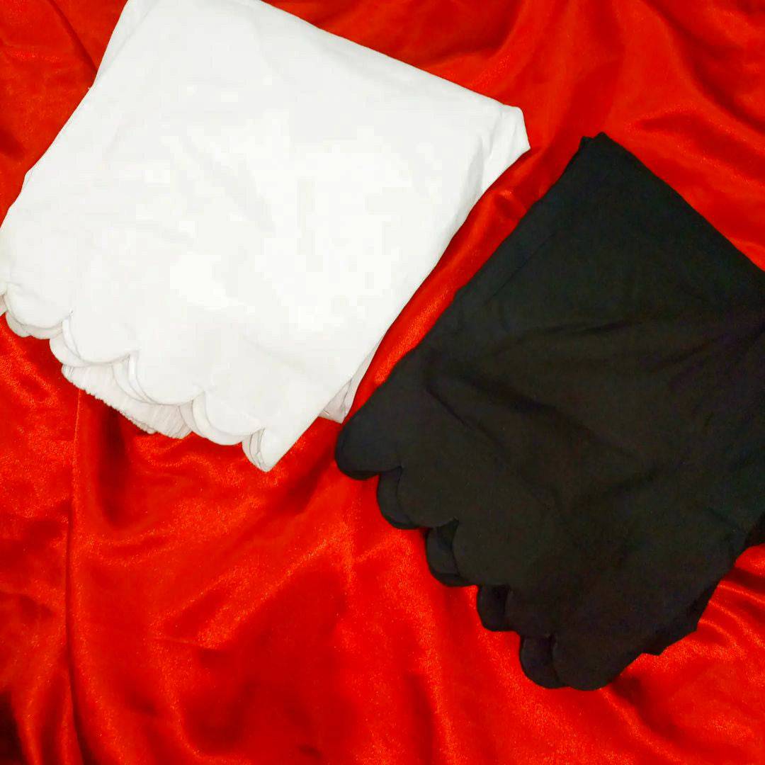 Scallop Trousers for Women in Cotton - SC01 - Dhanak Boutique