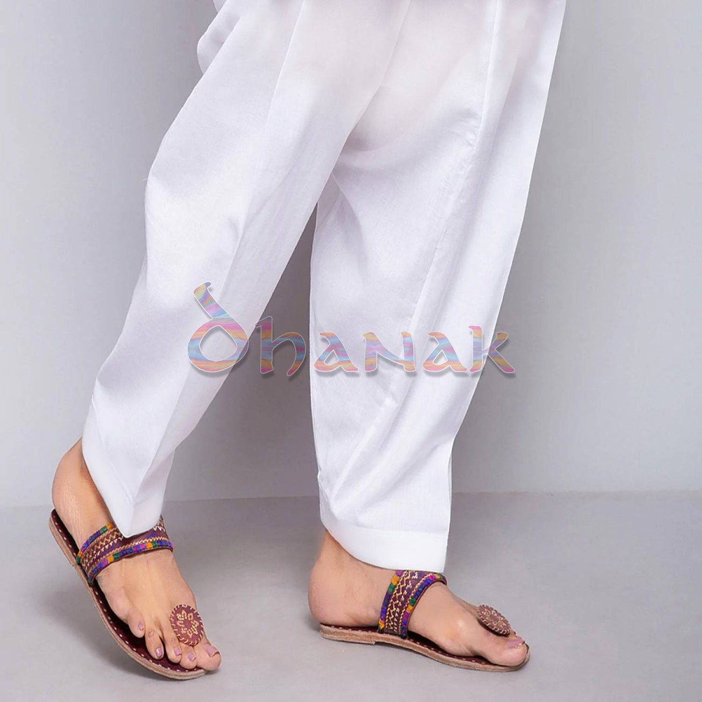 Basic Shalwar for Women in Cotton - PSC01 - Dhanak Boutique