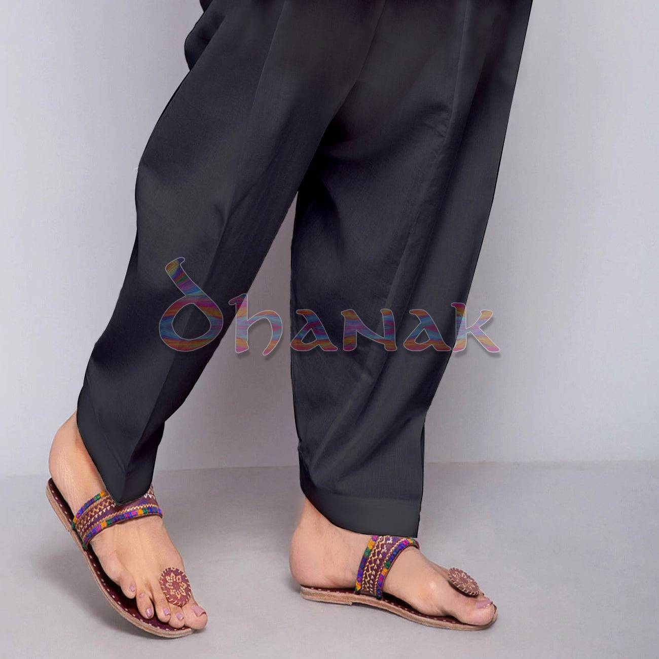 Basic Shalwar for Women in Cotton - PSC01 - Dhanak Boutique