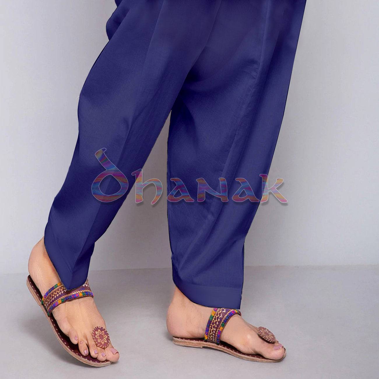 Basic Shalwar for Women in Cotton - PSC01 - Dhanak Boutique