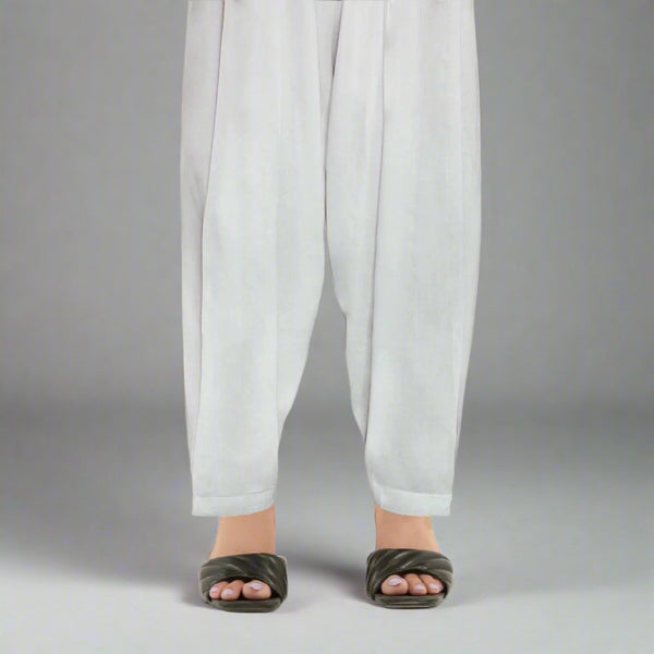 Kunde wali Shalwar for Women in Linen - KSL01 - Dhanak Boutique